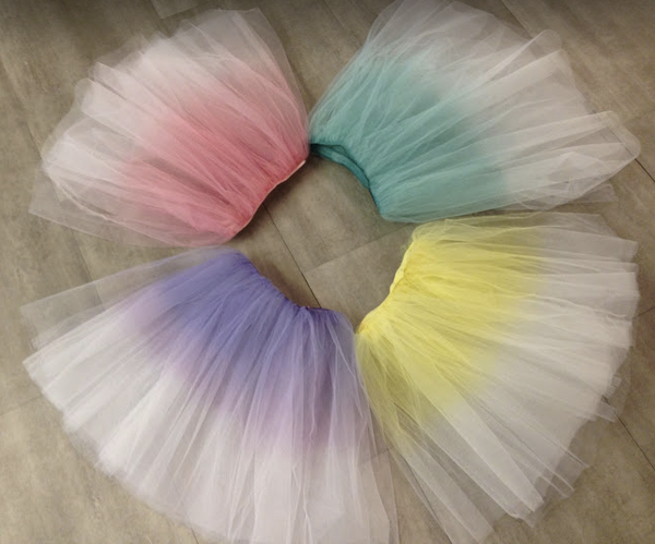 Hand-dyed Ombre Romantic Tutu (5 colors)
