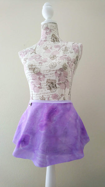 【Shiny Purple tie-dye】Pull-on skirt