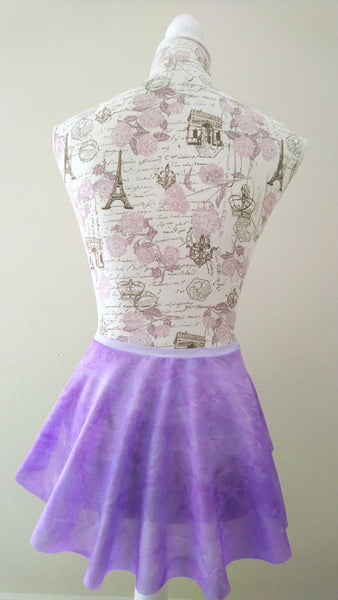 【Shiny Purple tie-dye】Pull-on skirt
