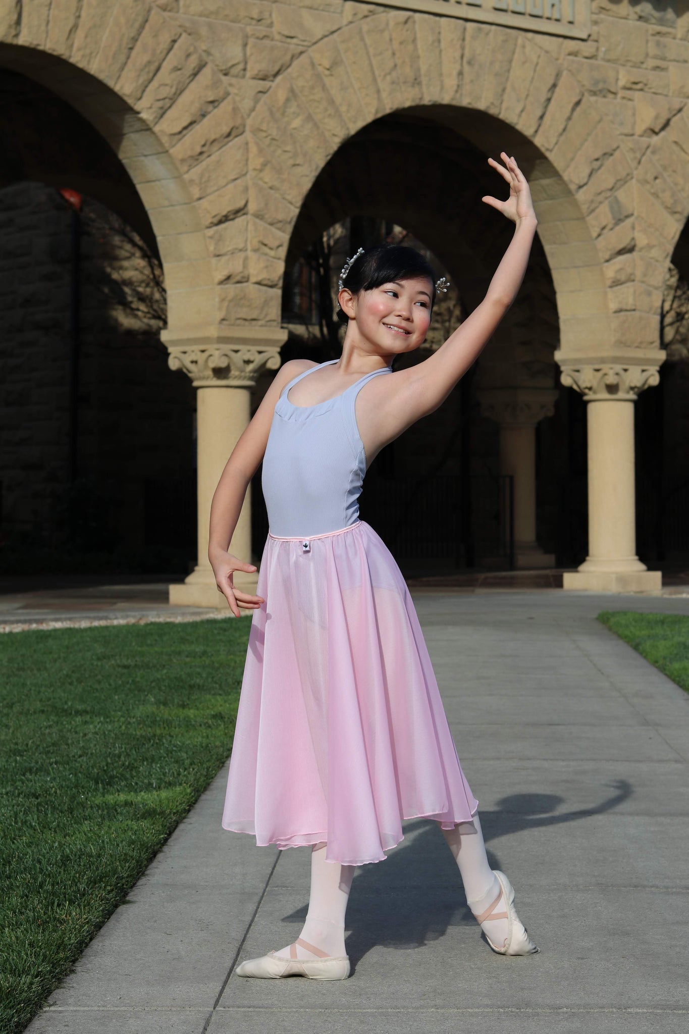 Iridescent Chiffon】Rehearsal long flowy skirt – Princess Dance Products